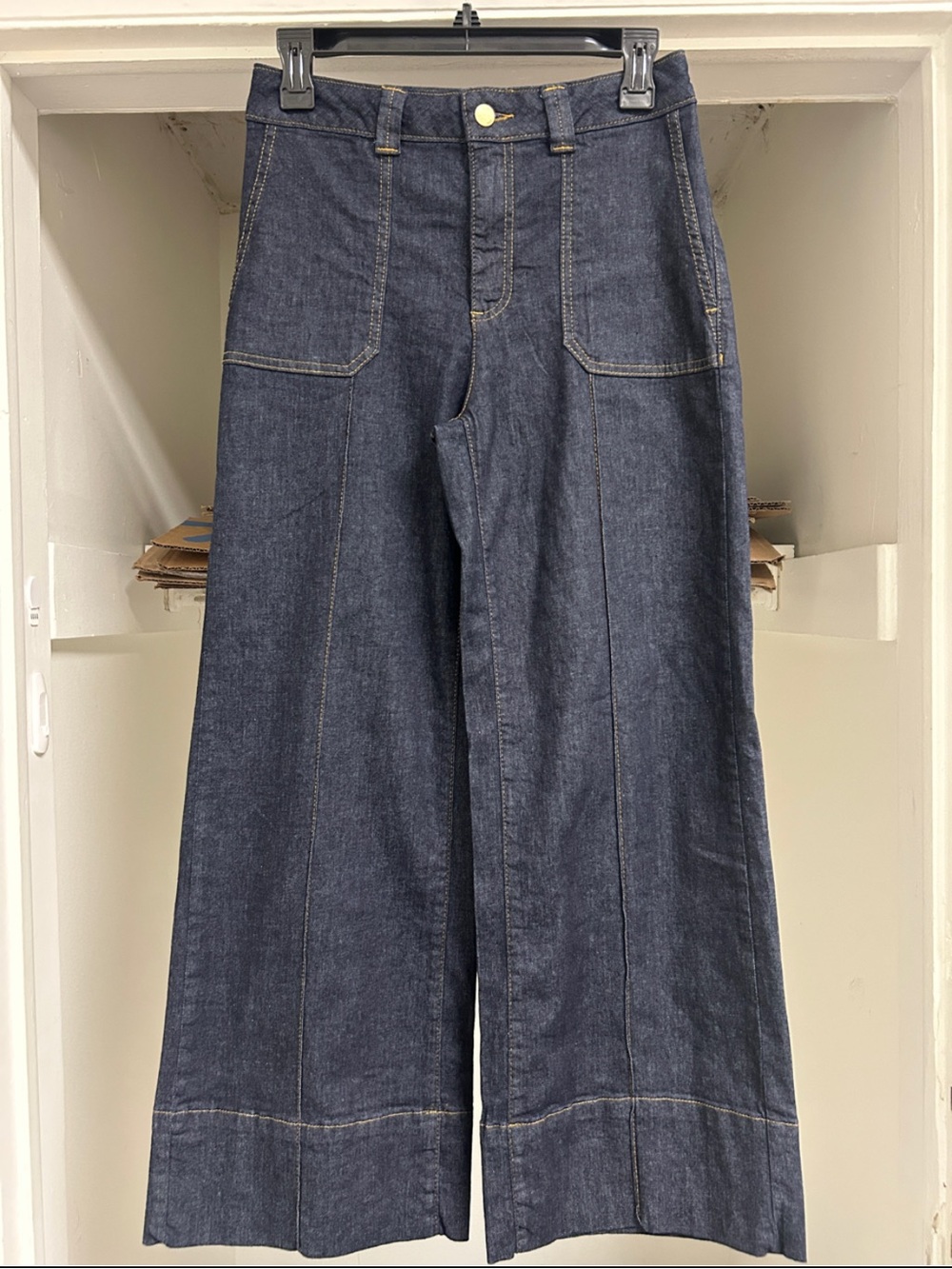 Zara Mid Waist Culottes Trouser
